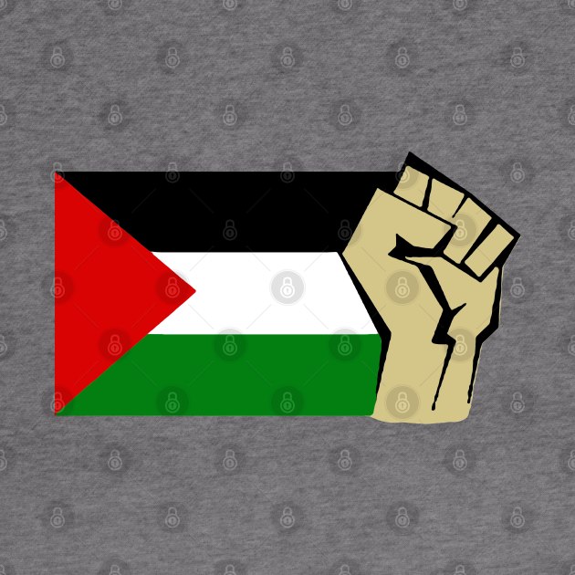 Palestinian Flag Power Fist by Tainted